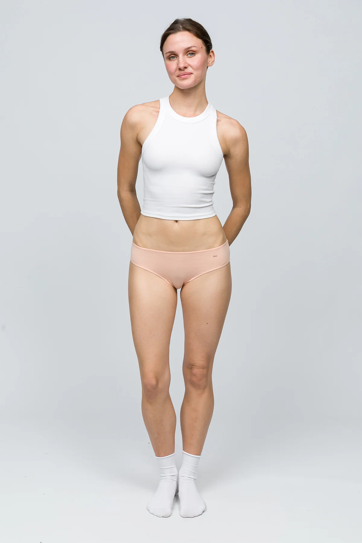 5'li Kadın Slip Külot - Nude - Image 3