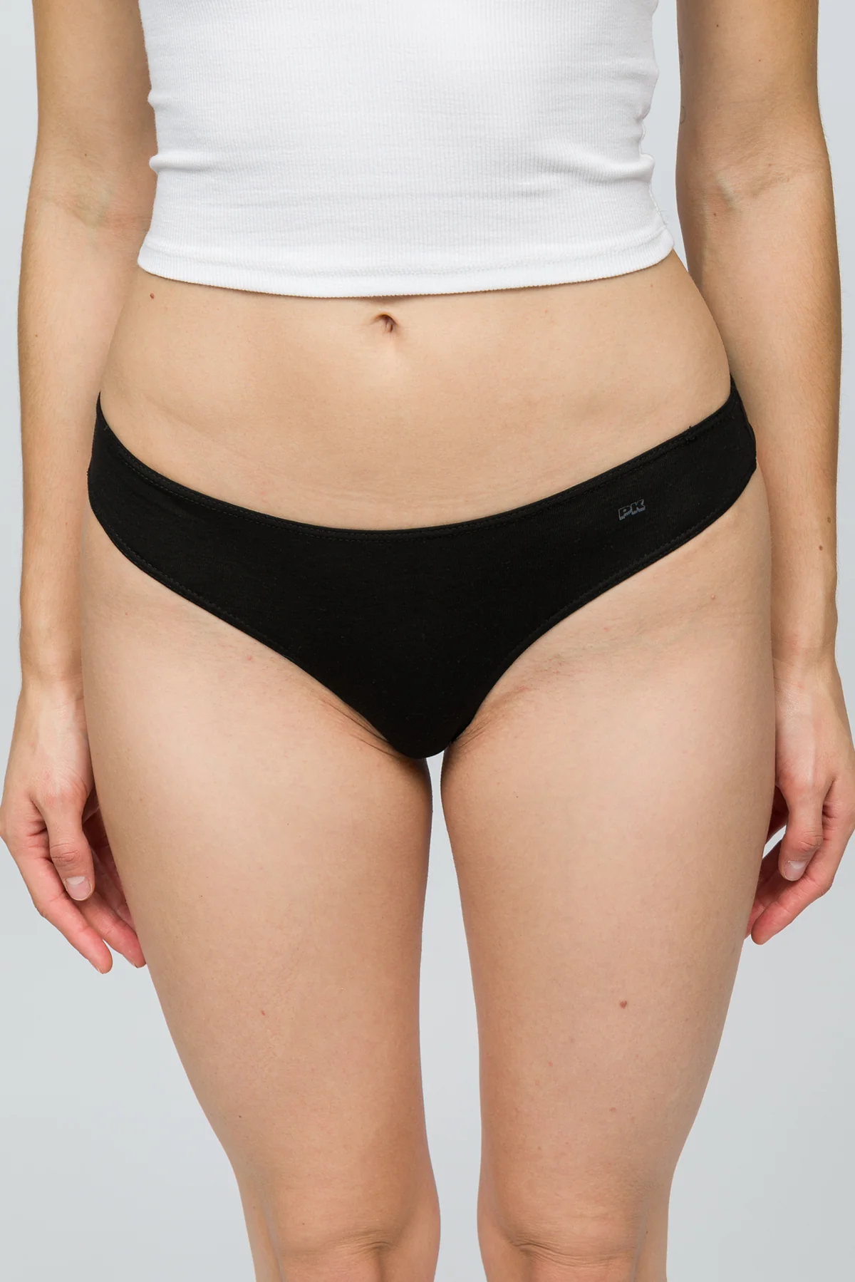 5'li Kadın String Külot - All Black - Image 6