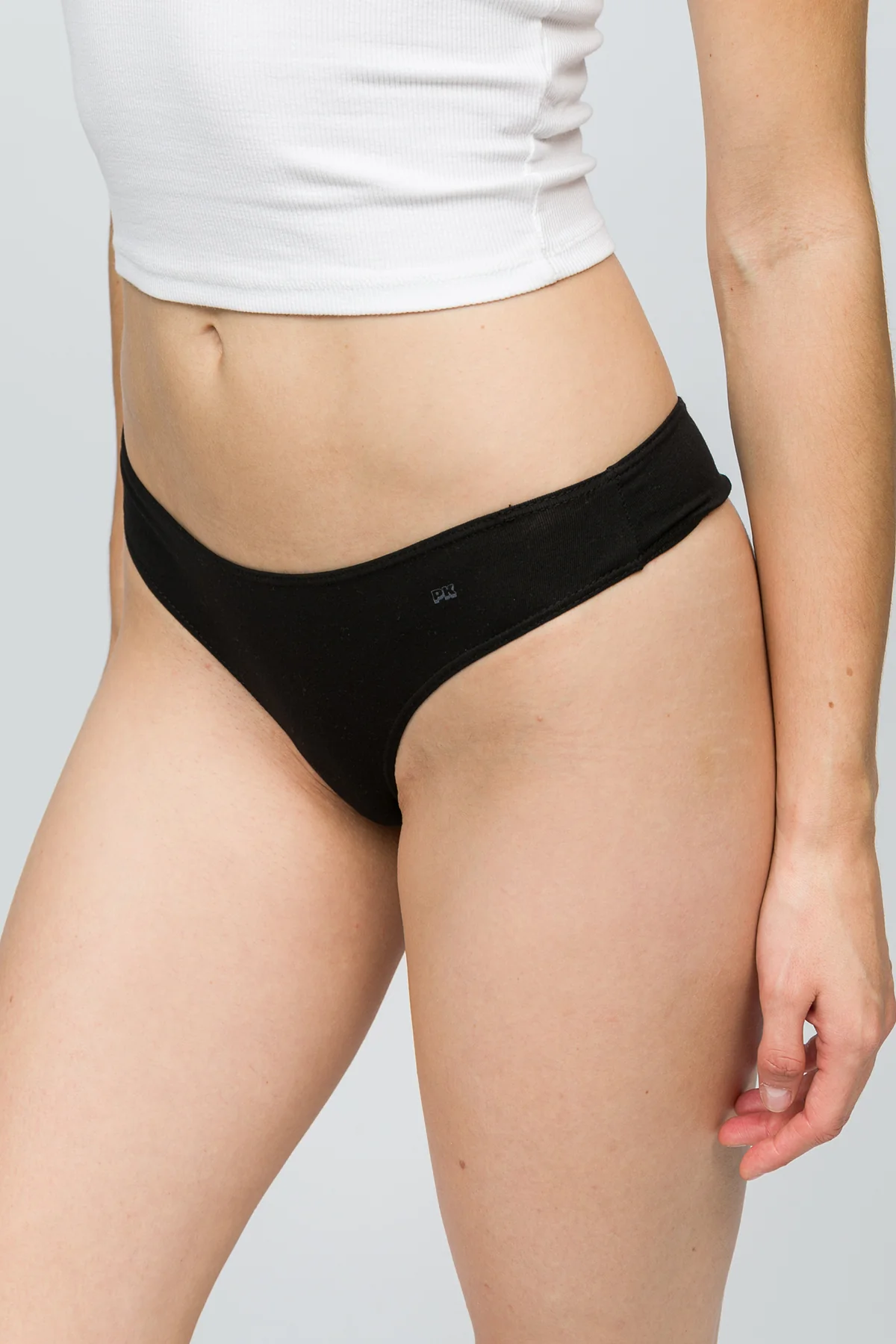 5'li Kadın String Külot - All Black - Image 7