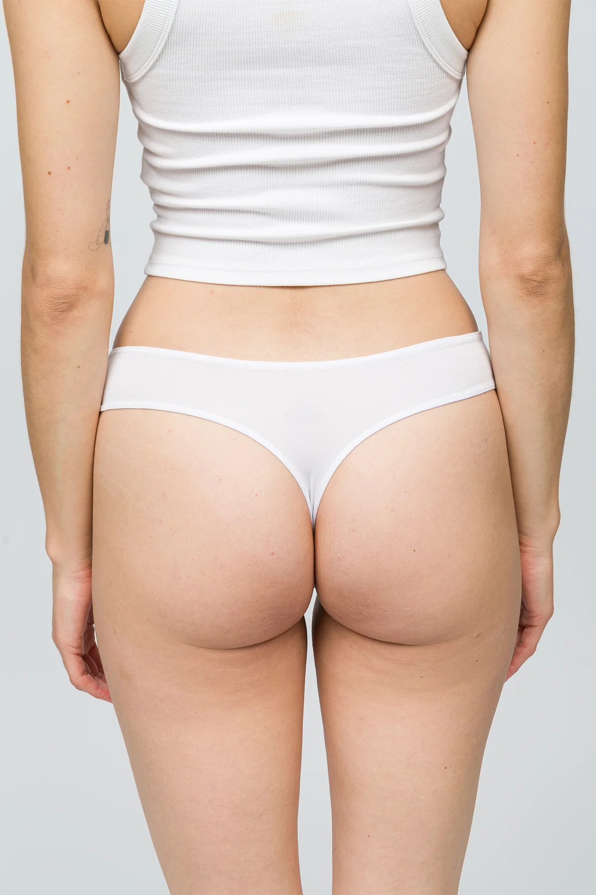 5'li Kadın String Külot - Nude - Image 6