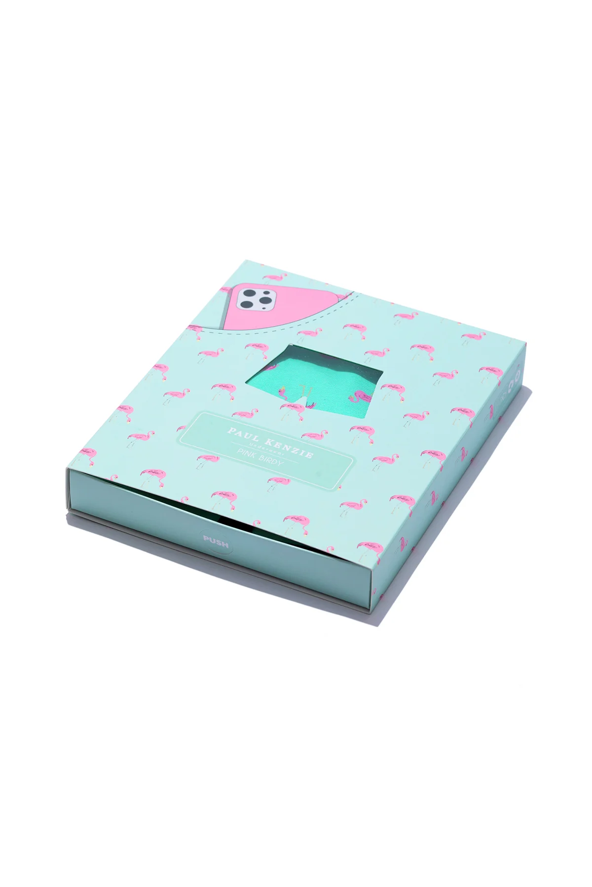 Cepli Erkek Boxer - Pink Birdy - Pockets - Image 8