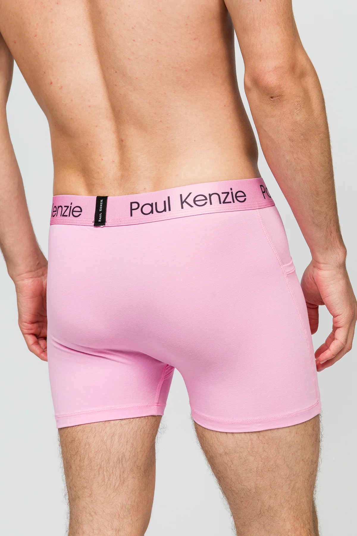 Cepli Erkek Boxer - Rainbow 2 Açık Pembe - Pockets - Image 9