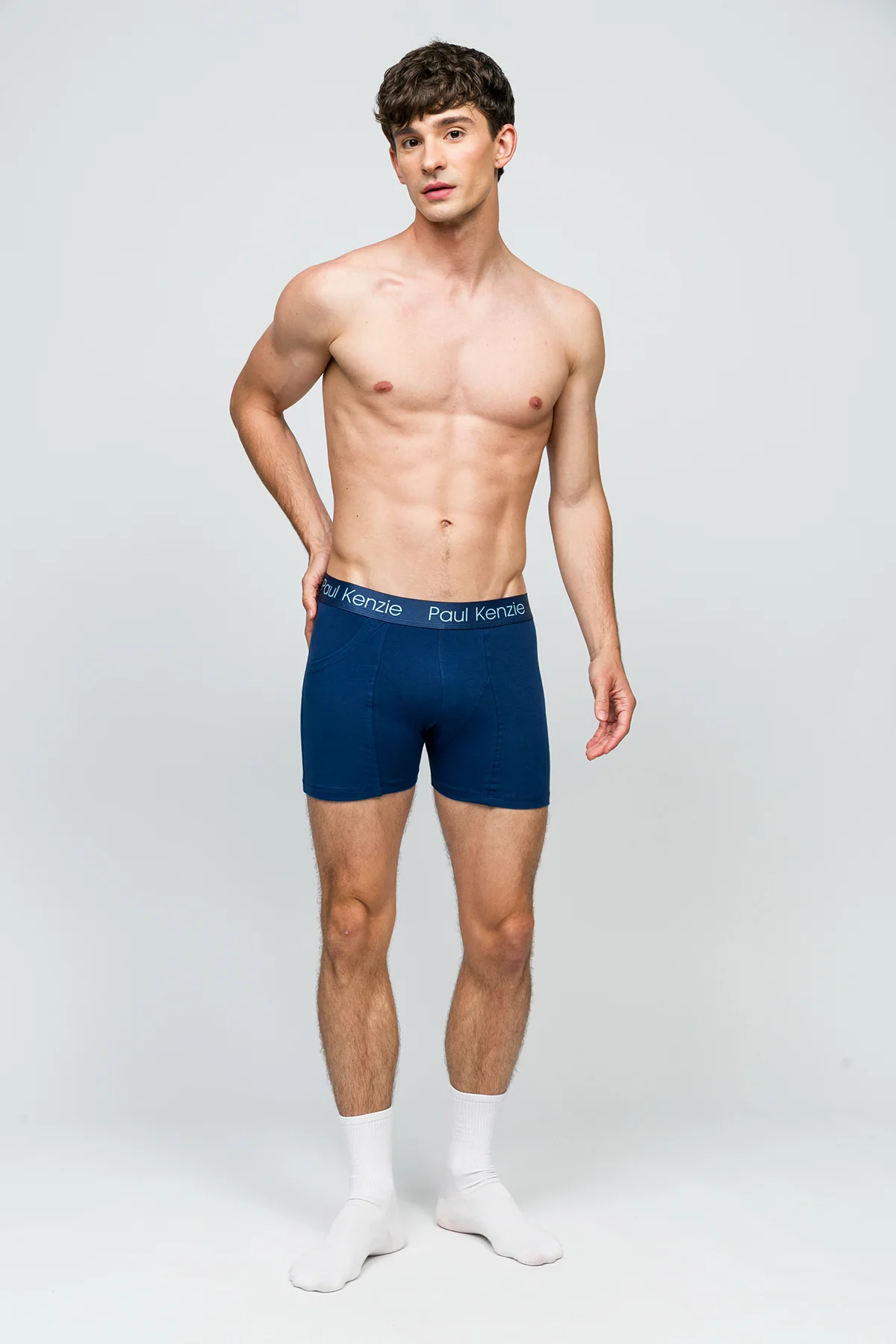 Cepli Erkek Boxer - Rainbow 4 Lacivert - Pockets - Image 4