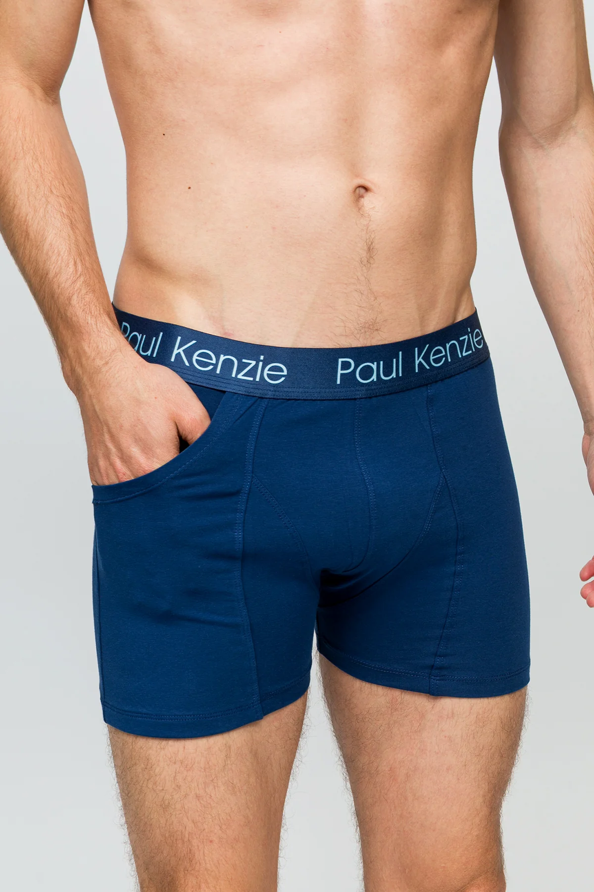 Cepli Erkek Boxer - Rainbow 4 Lacivert - Pockets - Image 6