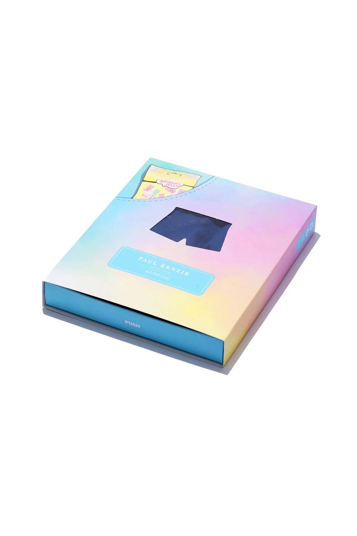 Cepli Erkek Boxer - Rainbow 4 Lacivert - Pockets - Image 9