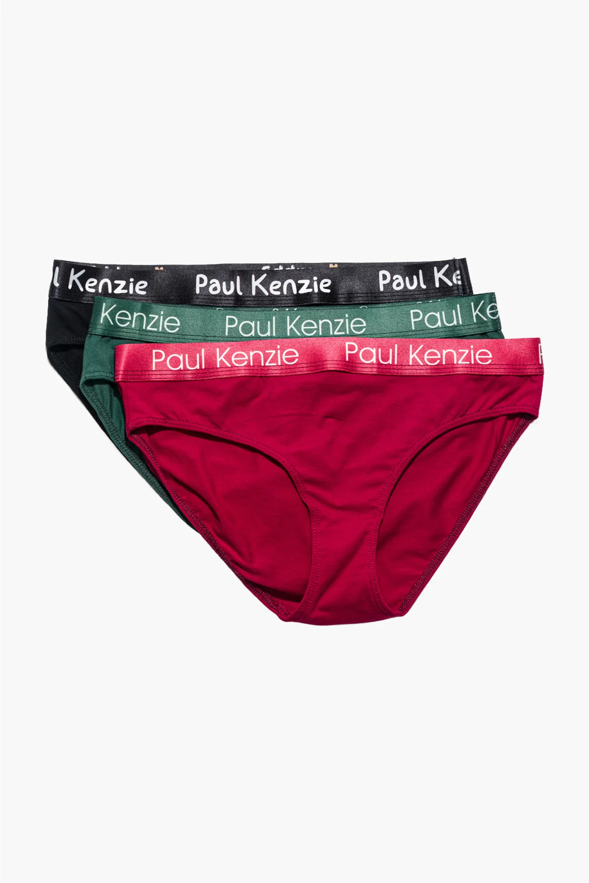 Christmas Collection - 3'lü Kadın Slip Külot - Holly