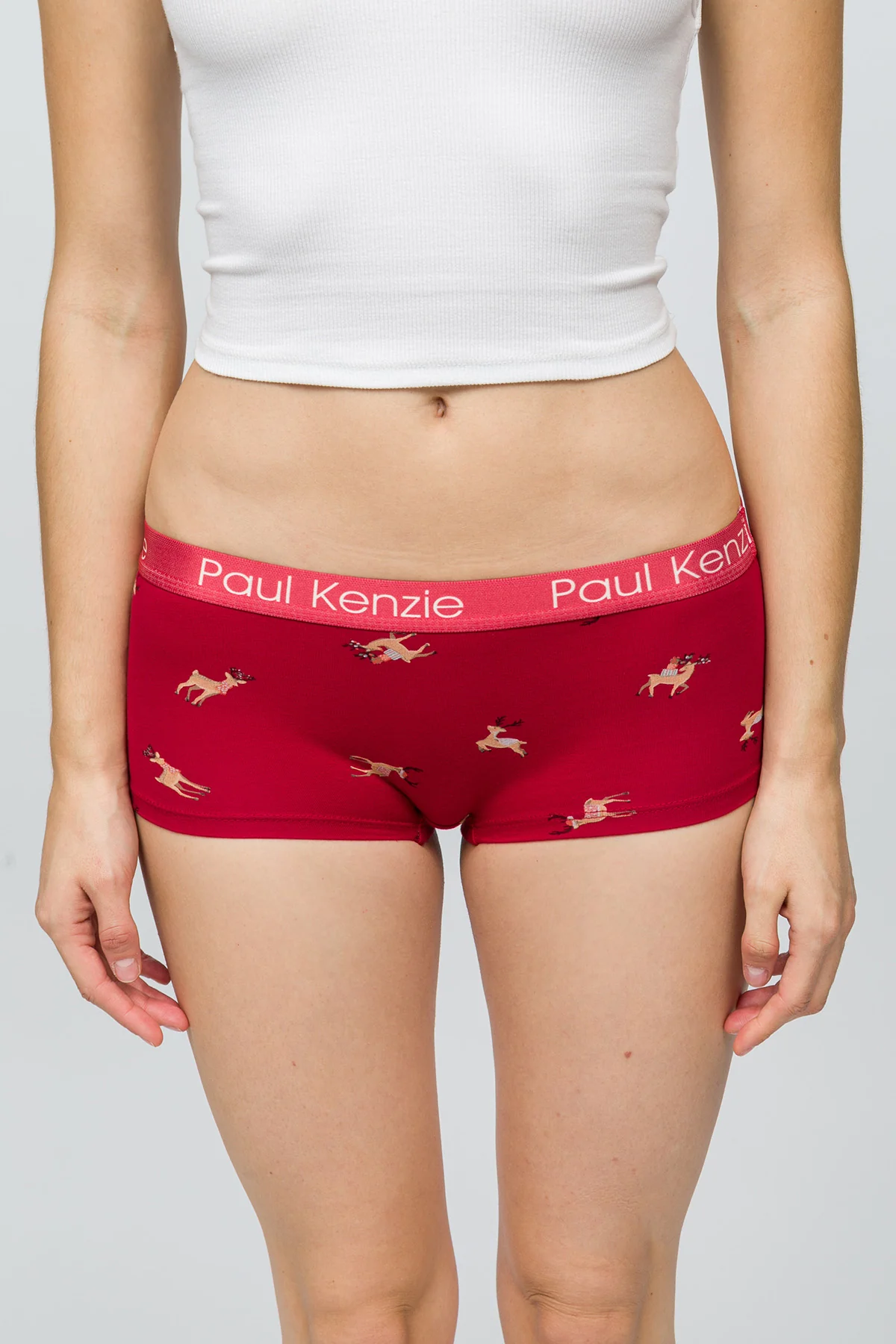 Christmas Collection - Kadın Boyshort Külot - Reindeer Kisses - Image 5