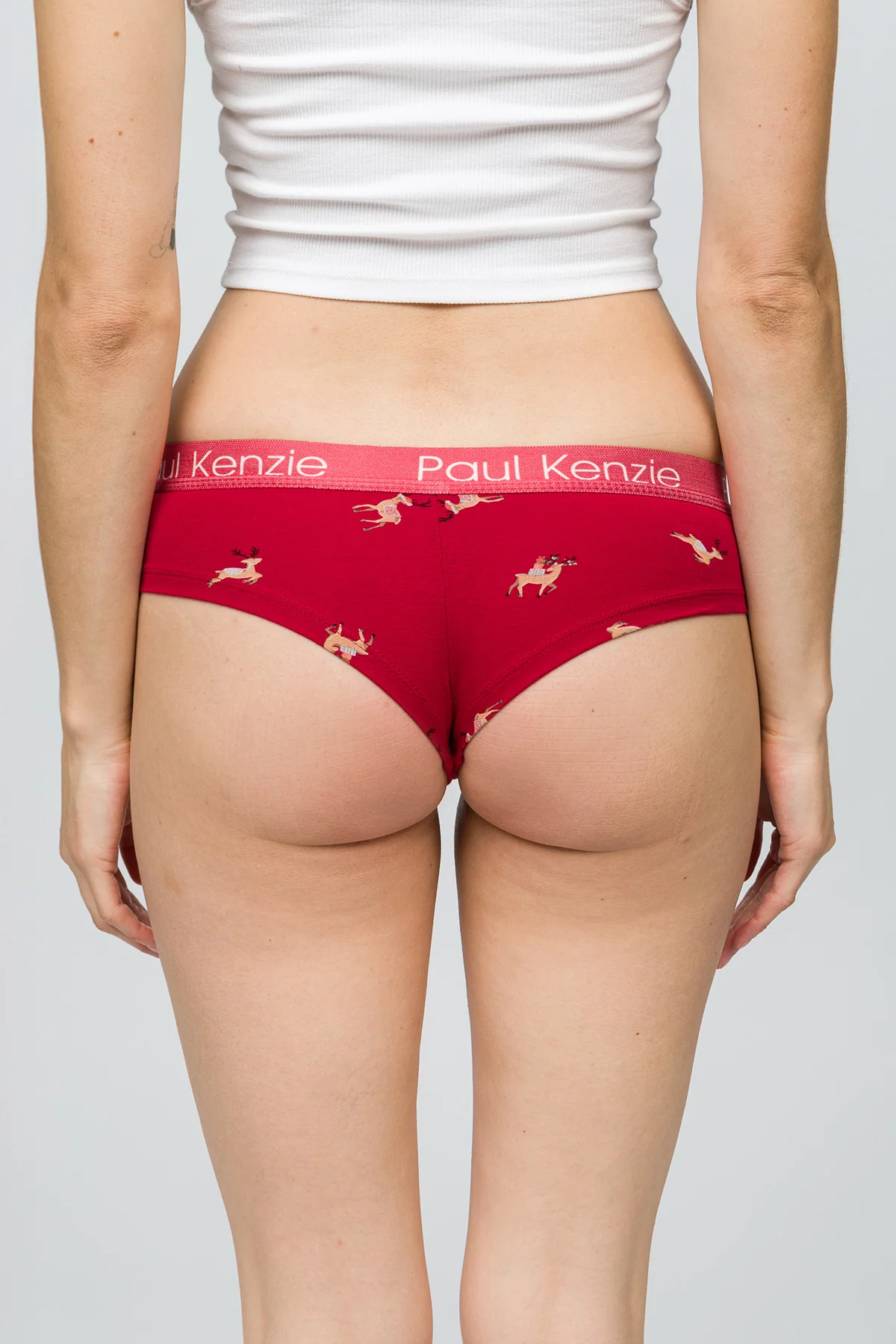 Christmas Collection - Kadın Cheeky Külot - Reindeer Kisses - Image 6