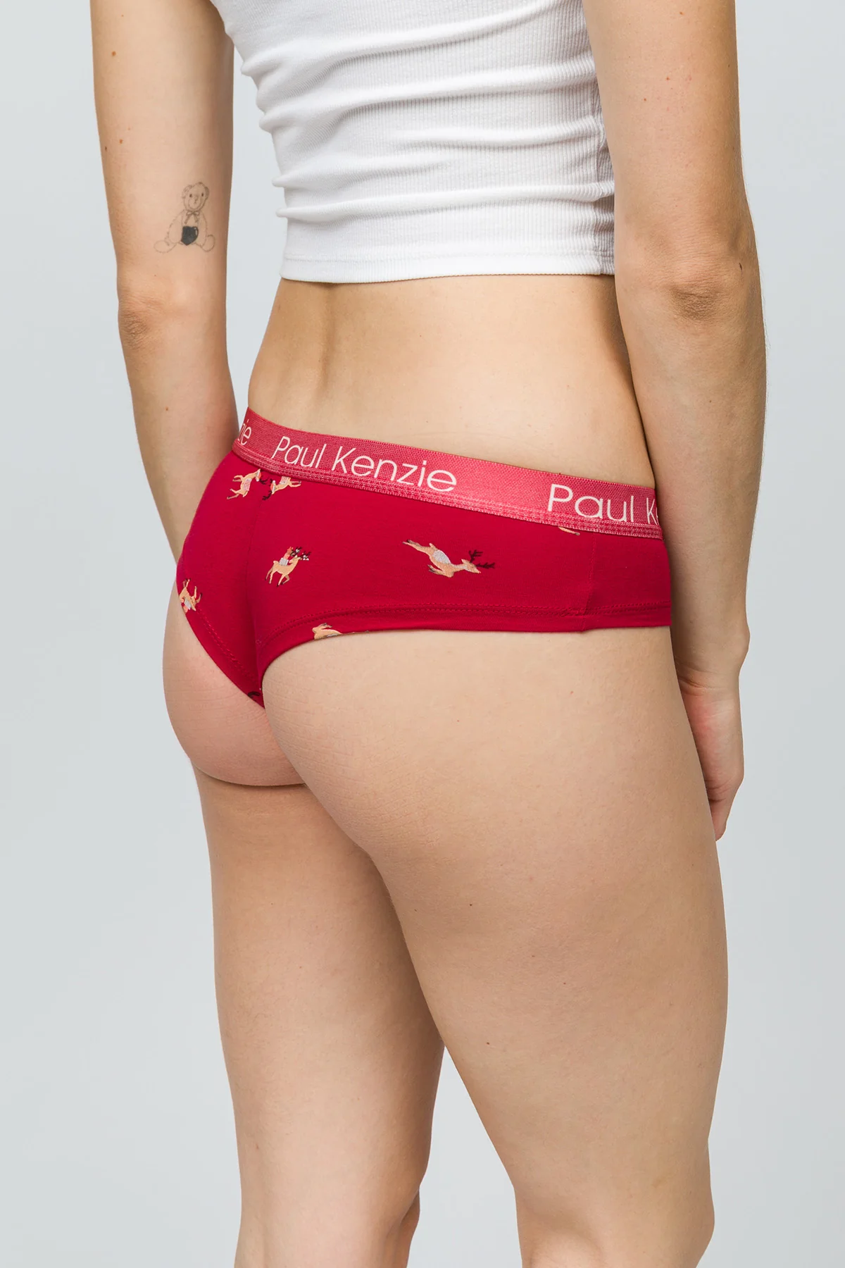 Christmas Collection - Kadın Cheeky Külot - Reindeer Kisses - Image 7