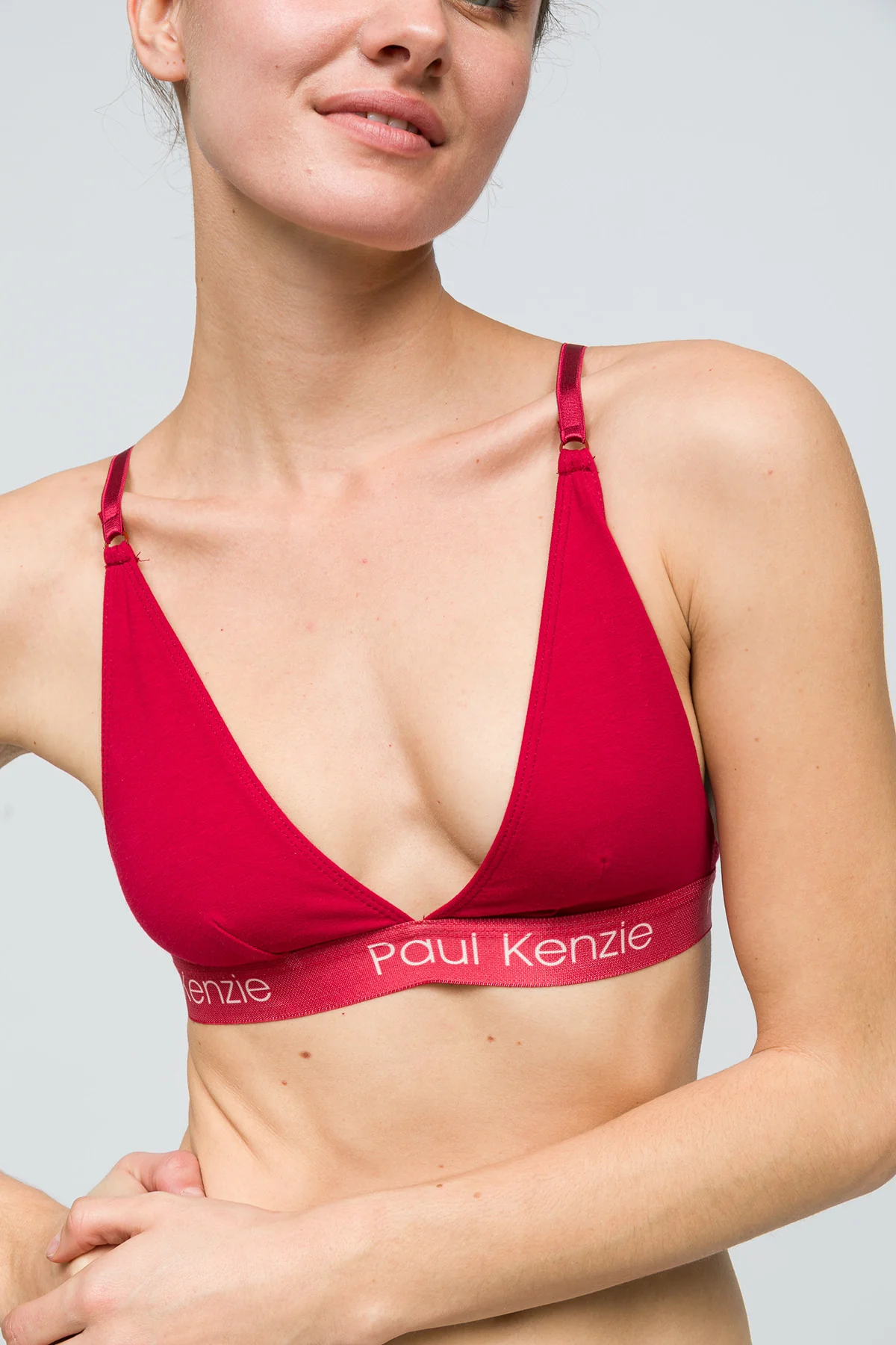 Christmas Collection - Triangle Spor Bralet - Holly - Image 5