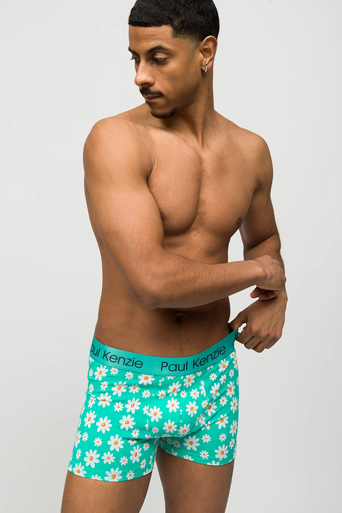 Desenli Erkek Boxer - Couple Collection Daisy - Image 3