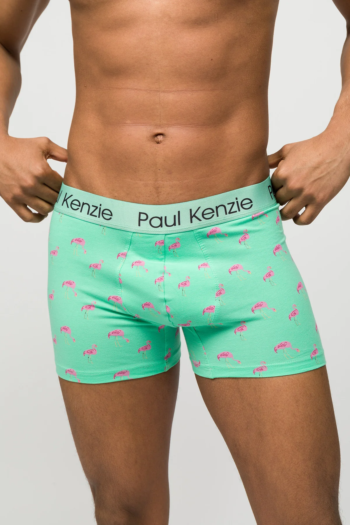 Desenli Erkek Boxer - Couple Collection Pink Birdy - Image 4