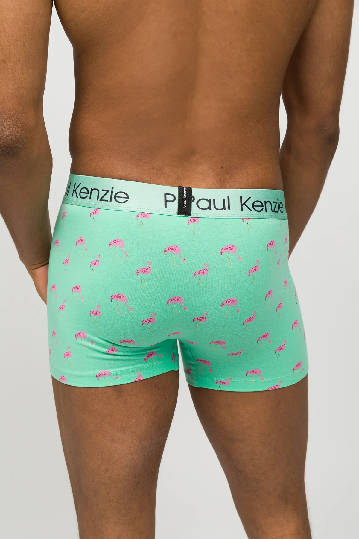 Desenli Erkek Boxer - Couple Collection Pink Birdy - Image 5