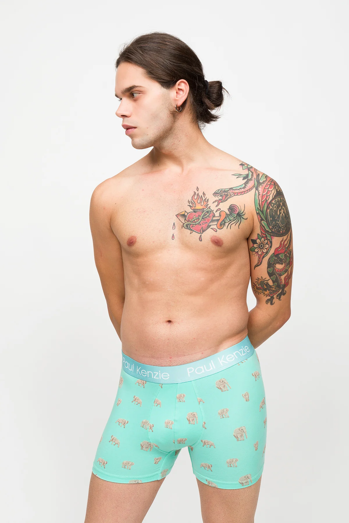 Desenli Erkek Boxer – Eco Characters – Elephantastic - Image 4