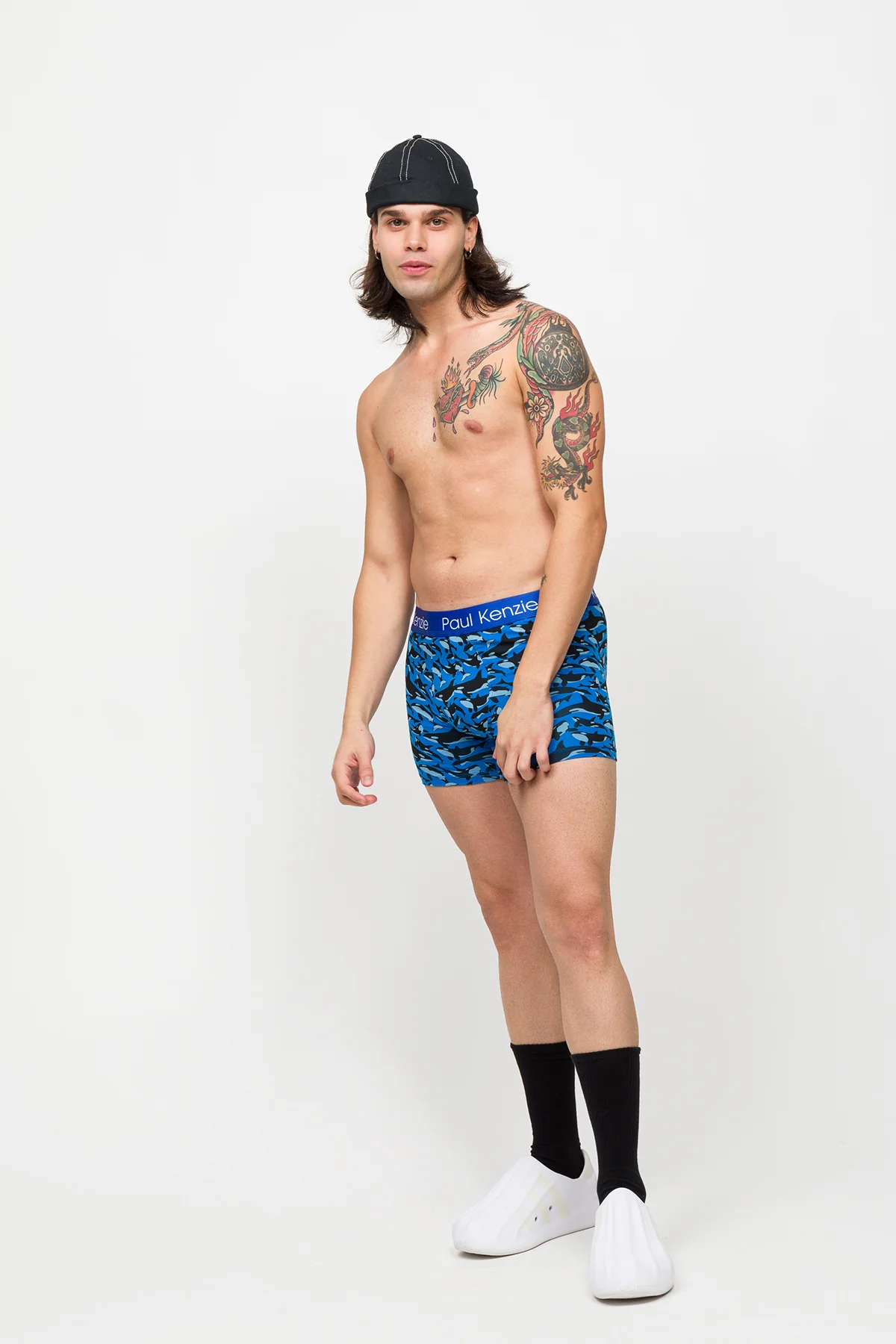 Desenli Erkek Boxer – Eco Characters – Oh Whale - Image 3