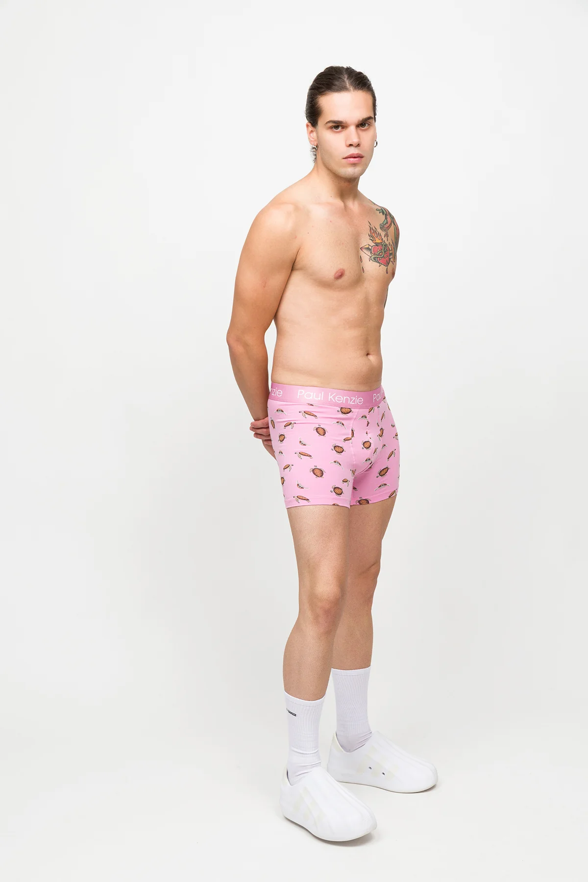 Desenli Erkek Boxer – Eco Characters – Turtley - Image 3