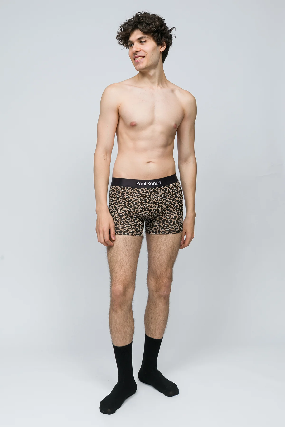 Desenli Erkek Boxer - Leopard - Image 3