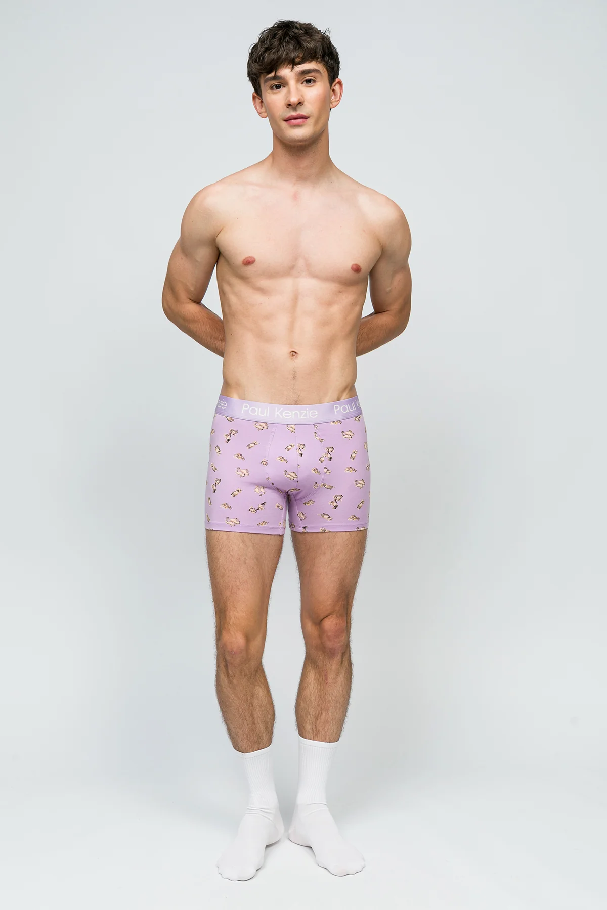 Desenli Erkek Boxer - Otter - Image 3