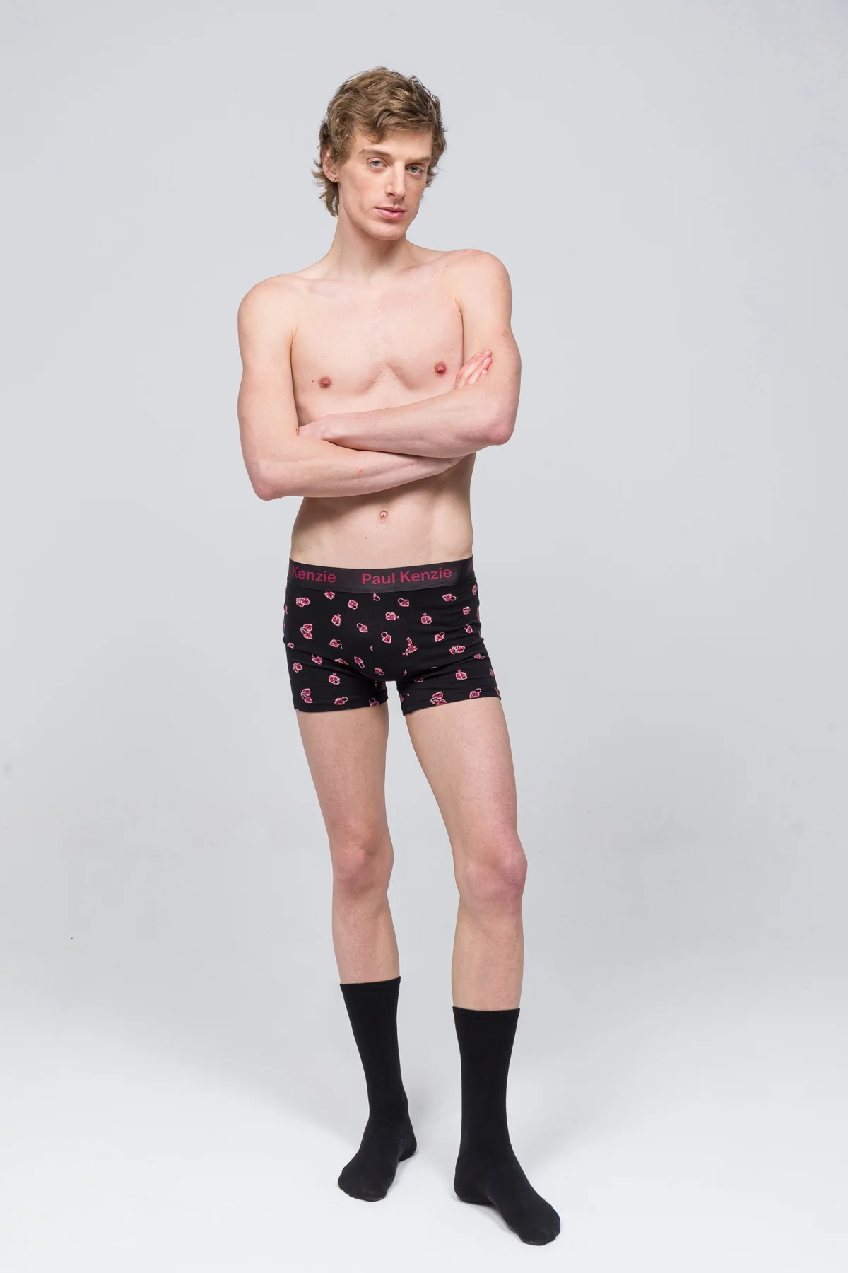 Desenli Erkek Boxer - Valentine Collection - Lovelock - Image 3