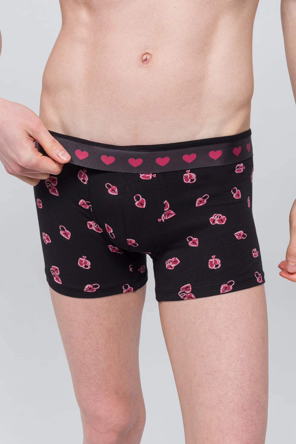Desenli Erkek Boxer - Valentine Collection - Lovelock - Image 7