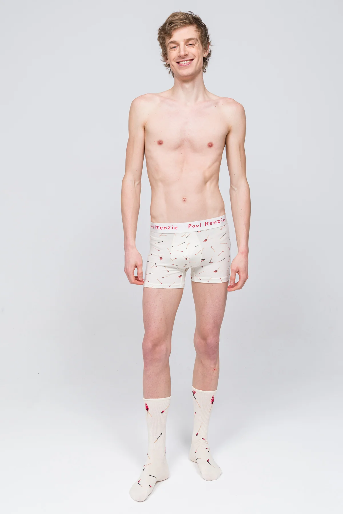 Desenli Erkek Boxer - Valentine Collection - Perfect Match - Image 3
