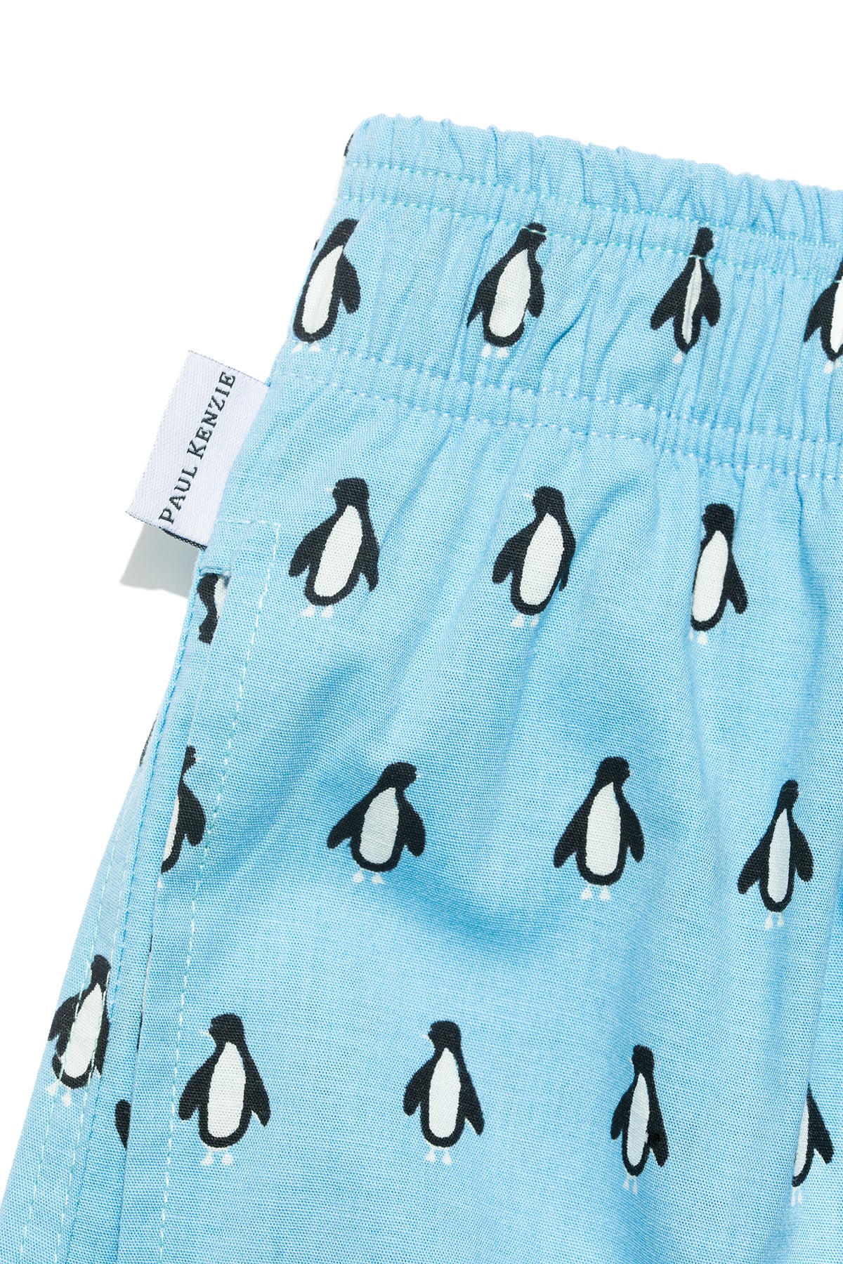 Desenli Erkek Ev Şort – Chill Space Collection – Cool Like Penguin - Image 5