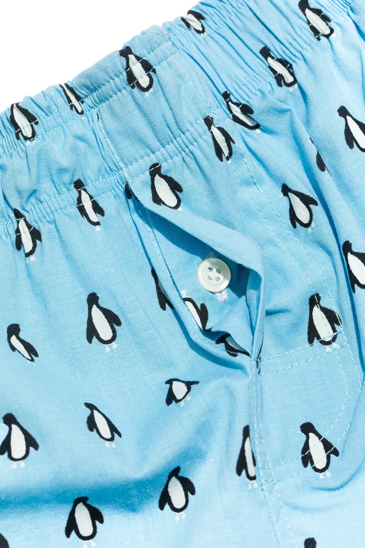 Desenli Erkek Ev Şort – Chill Space Collection – Cool Like Penguin - Image 6
