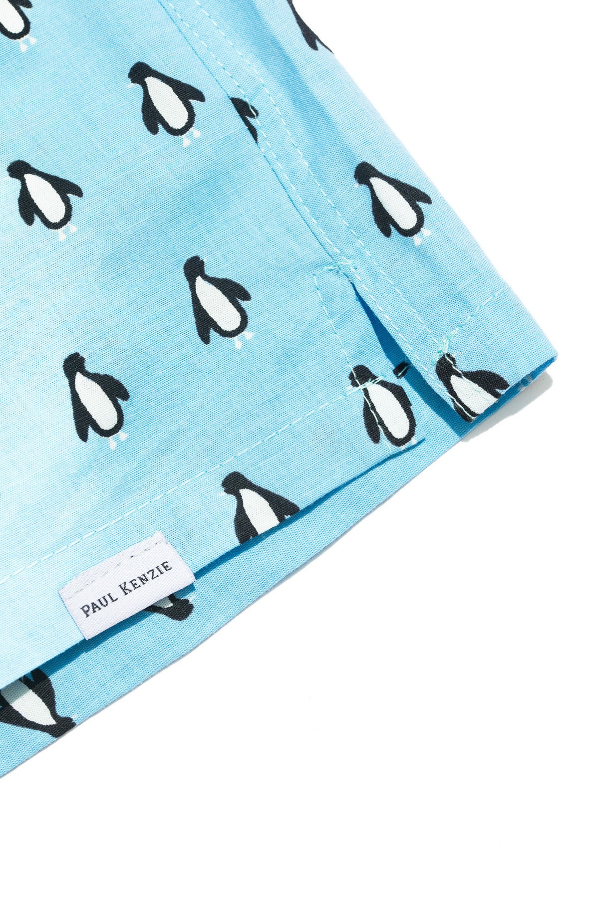 Desenli Erkek Ev Şort – Chill Space Collection – Cool Like Penguin - Image 7
