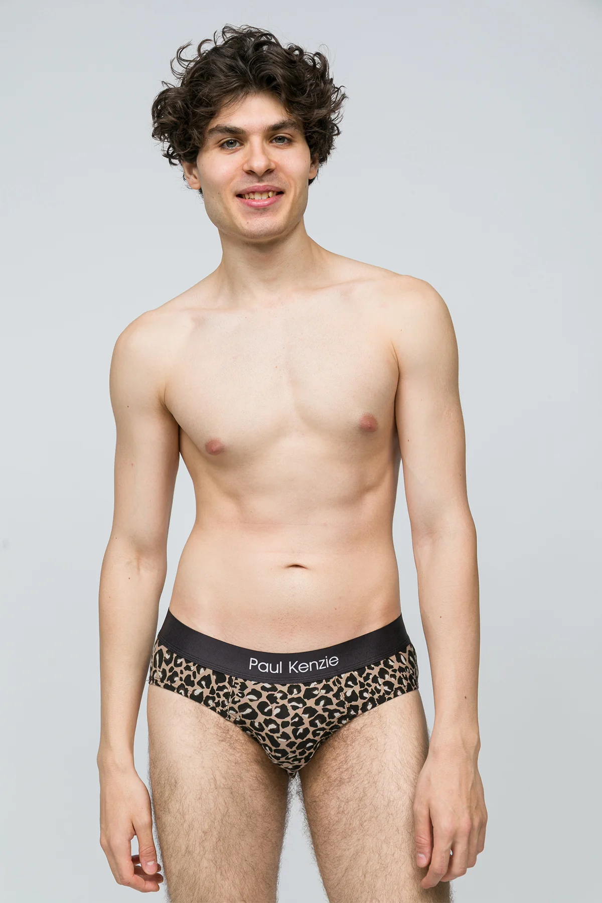 Desenli Erkek Slip Külot - Leopard - Image 4