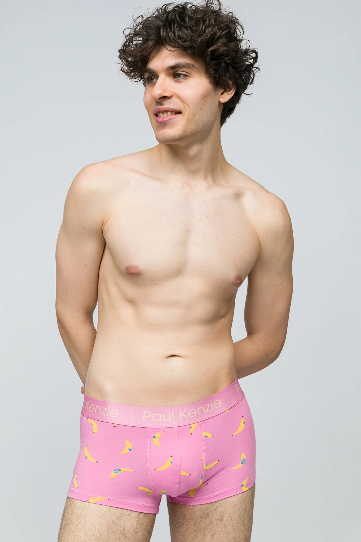 Desenli Erkek Trunk Boxer - Bananas - Image 4