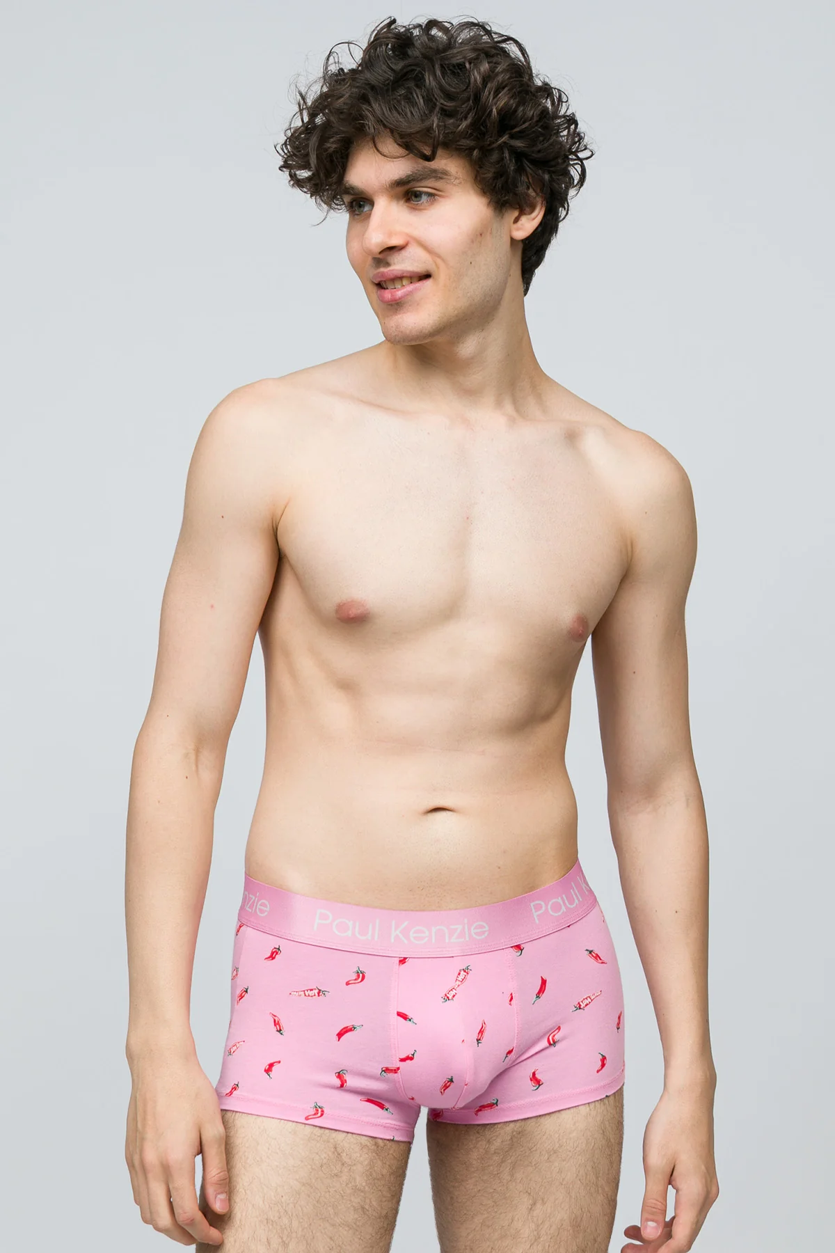 Desenli Erkek Trunk Boxer - Chili - Image 4