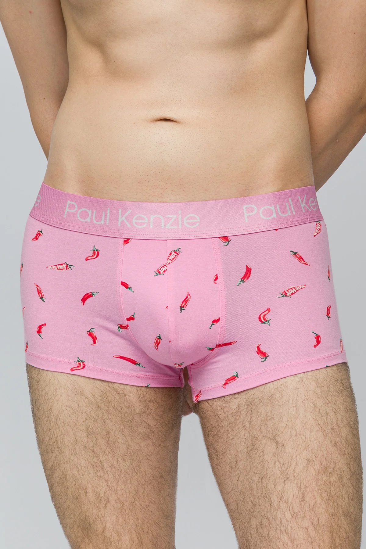 Desenli Erkek Trunk Boxer - Chili - Image 5