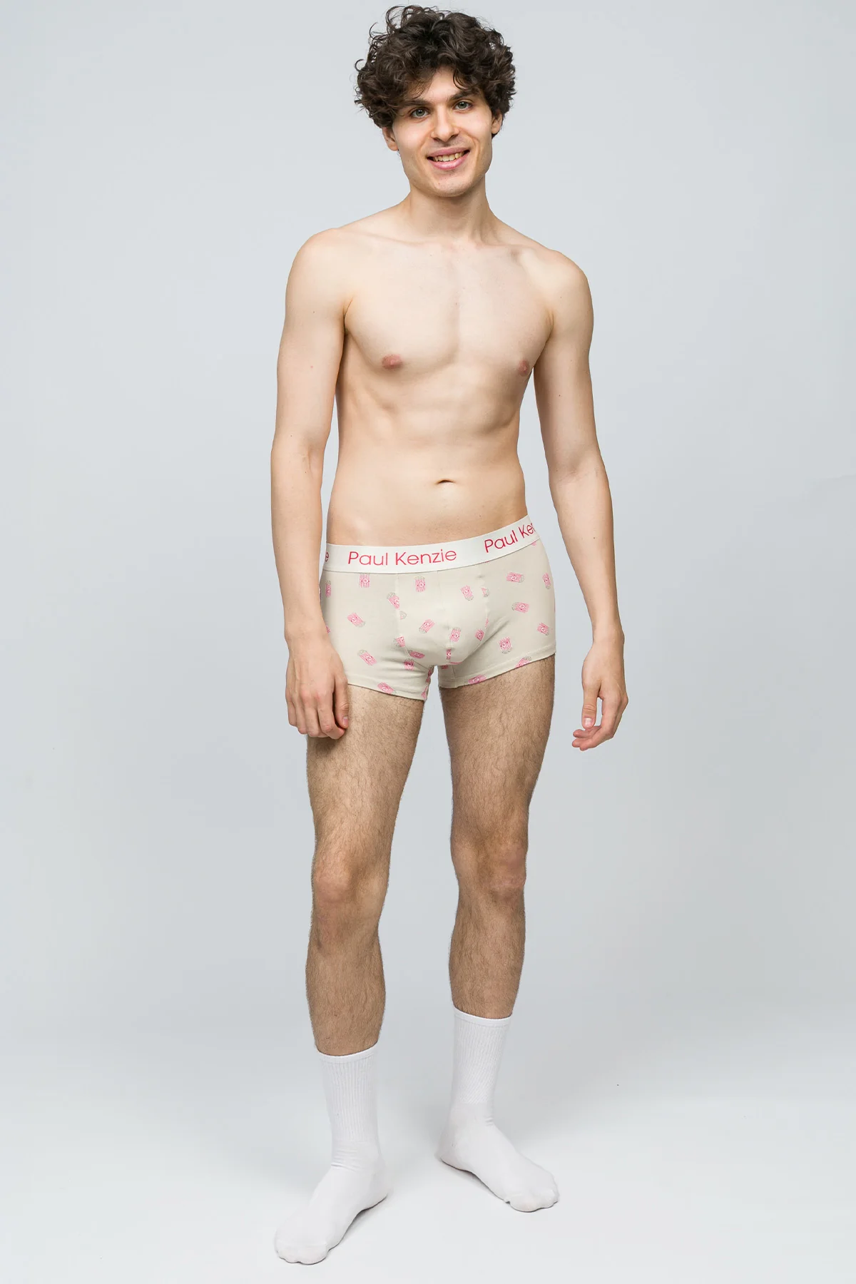 Desenli Erkek Trunk Boxer - Popcorn - Image 3