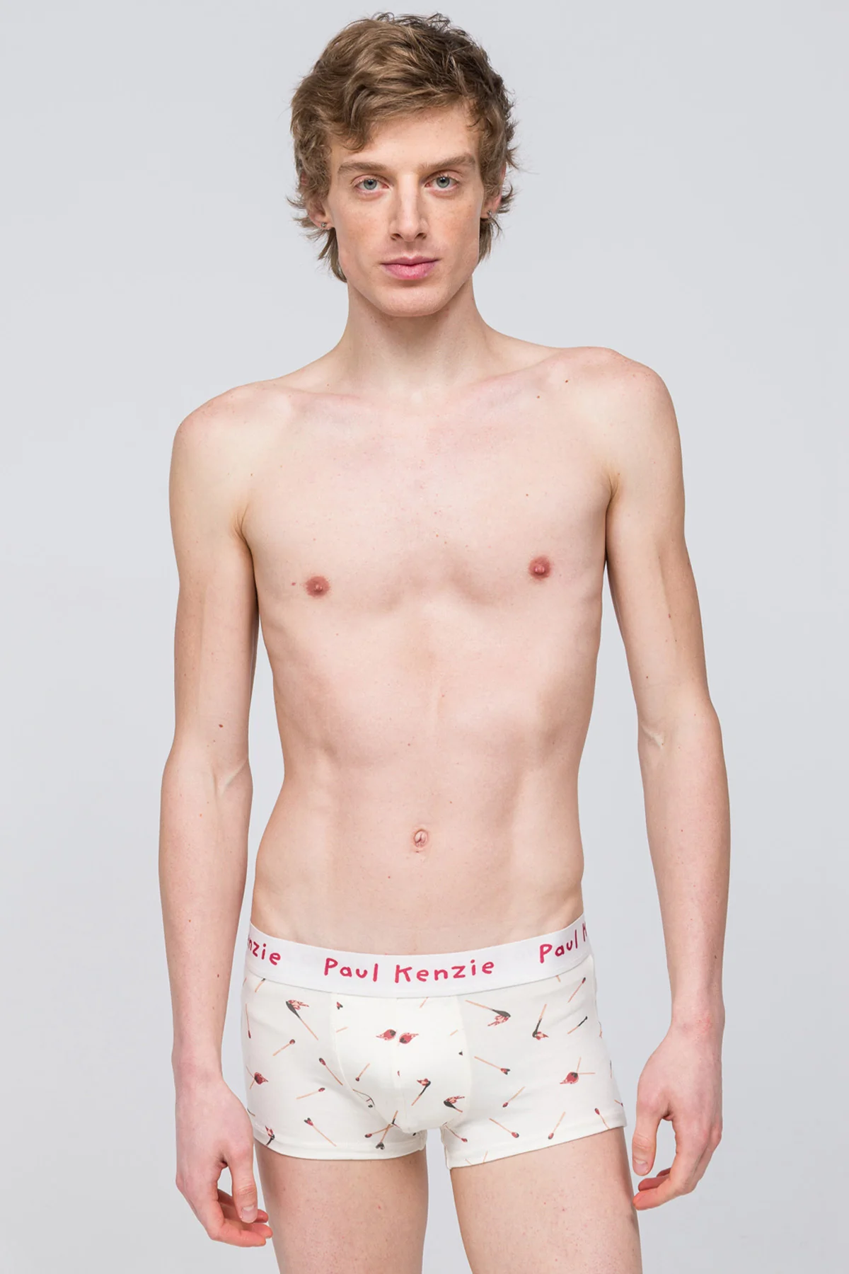 Desenli Erkek Trunk Boxer - Valentine Collection - Perfect Match - Image 4
