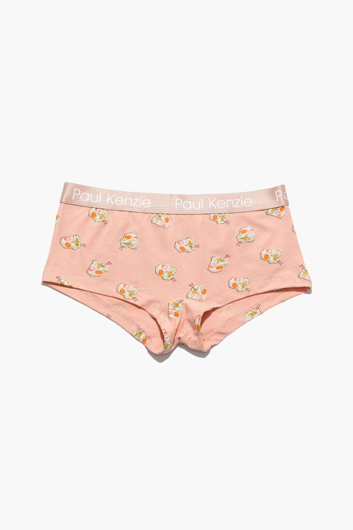 Desenli Kadın Boyshort Külot - Noodle