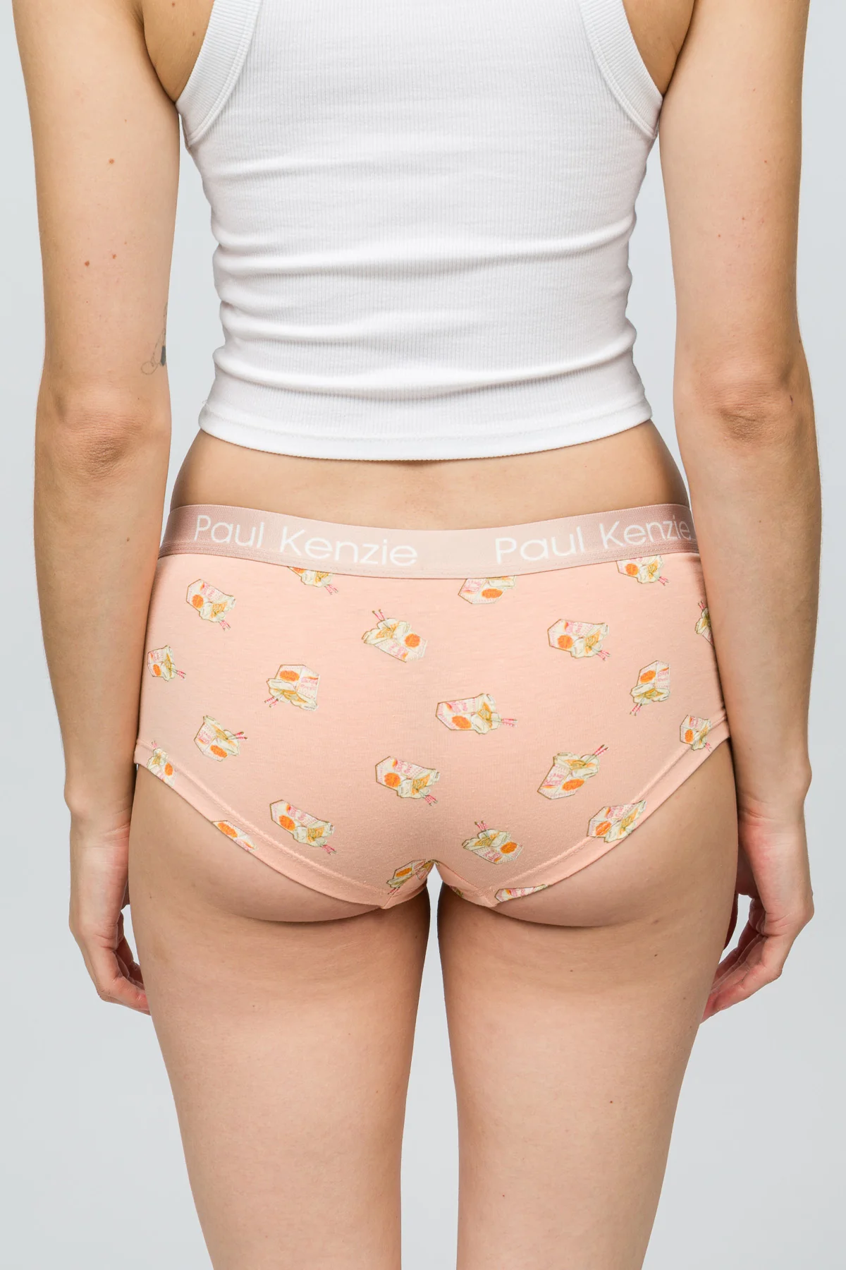 Desenli Kadın Boyshort Külot - Noodle - Image 6