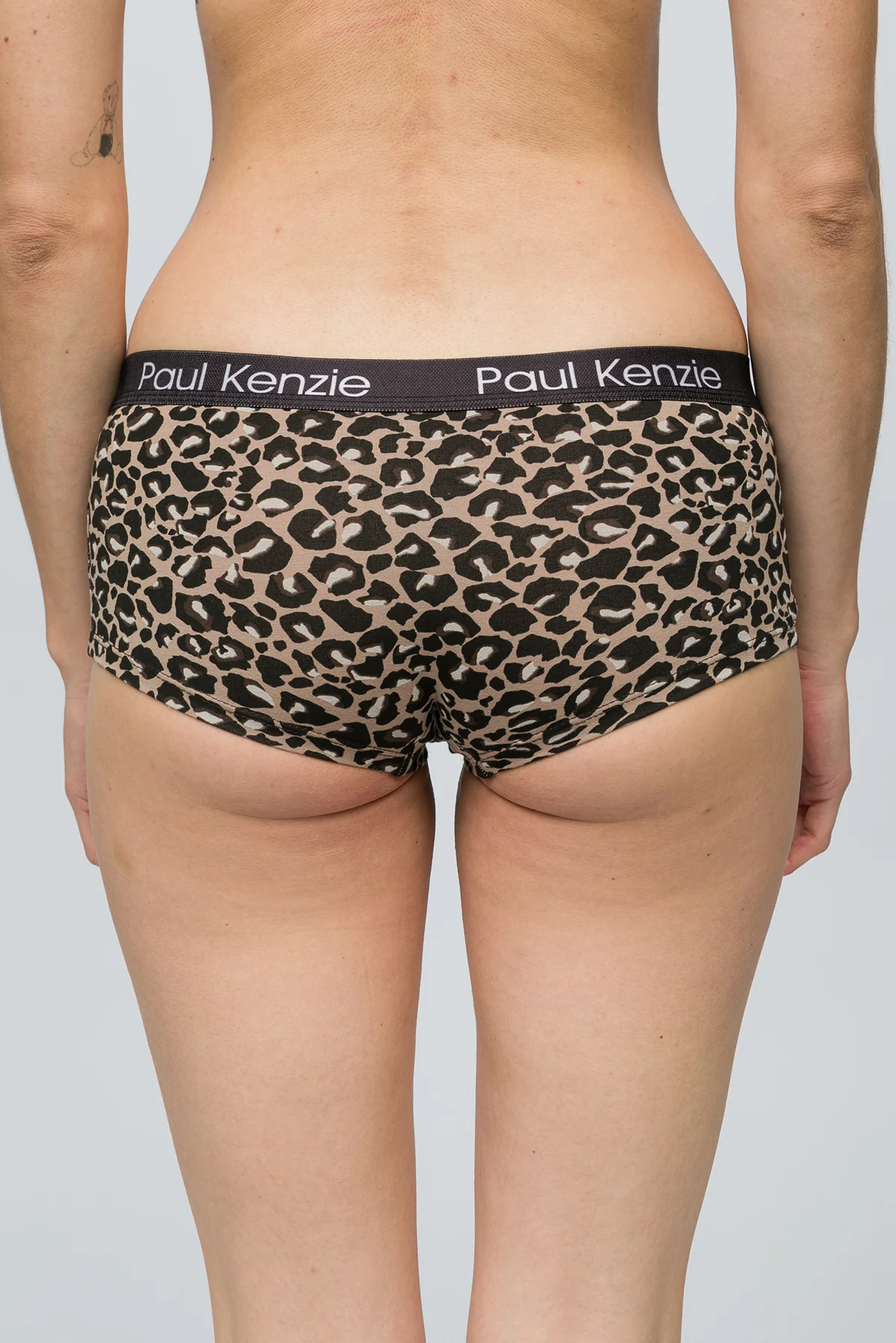 Desenli Kadın Boyshort Külot - Leopard - Image 7