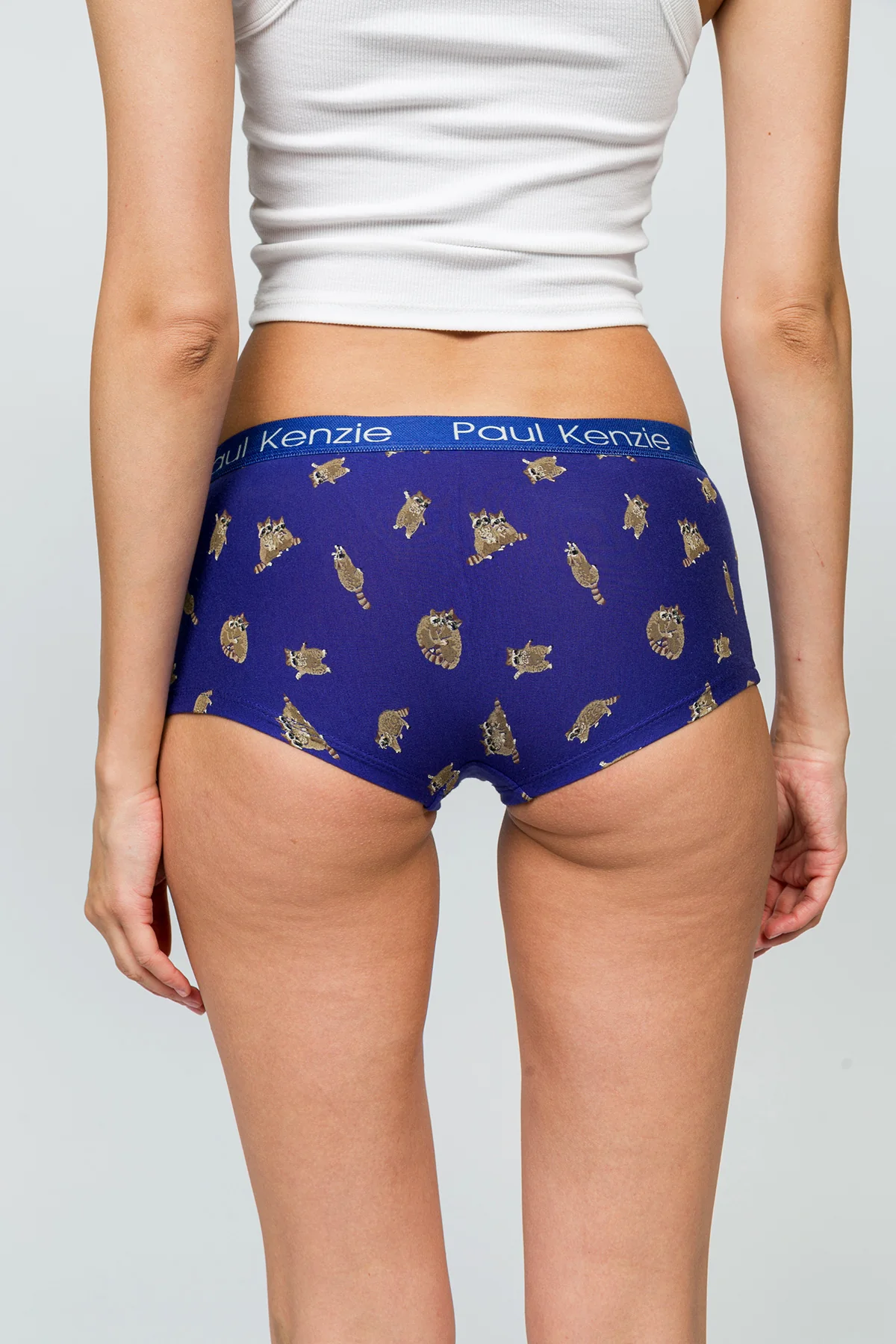 Desenli Kadın Boyshort Külot - Rakun - Image 7