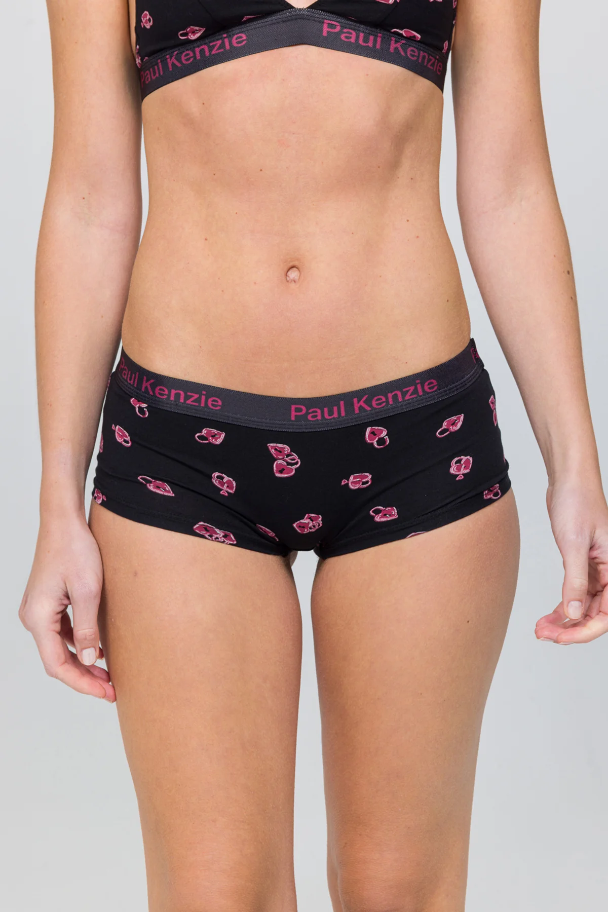 Desenli Kadın Boyshort Külot - Valentine Collection - Lovelock - Image 5