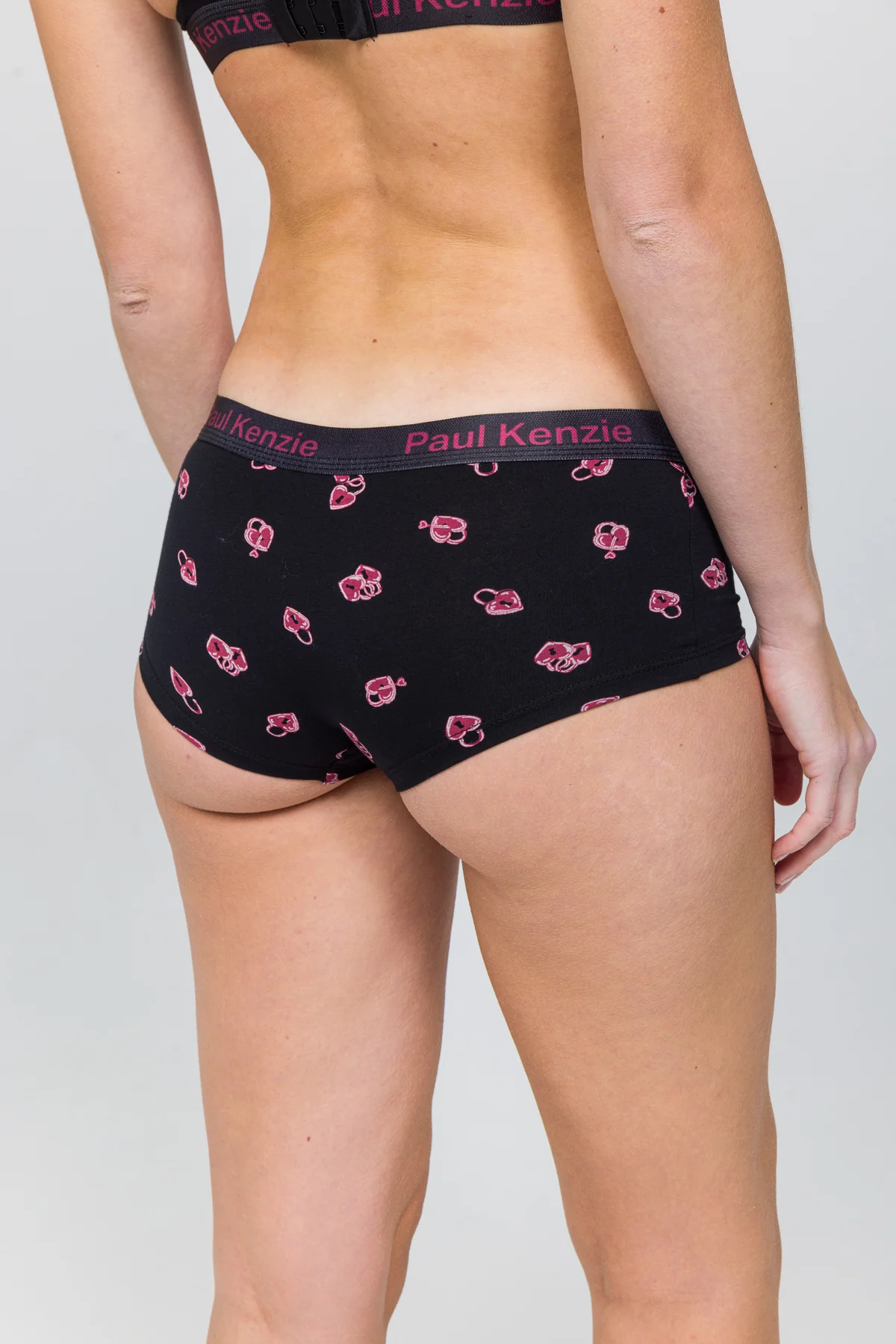 Desenli Kadın Boyshort Külot - Valentine Collection - Lovelock - Image 7