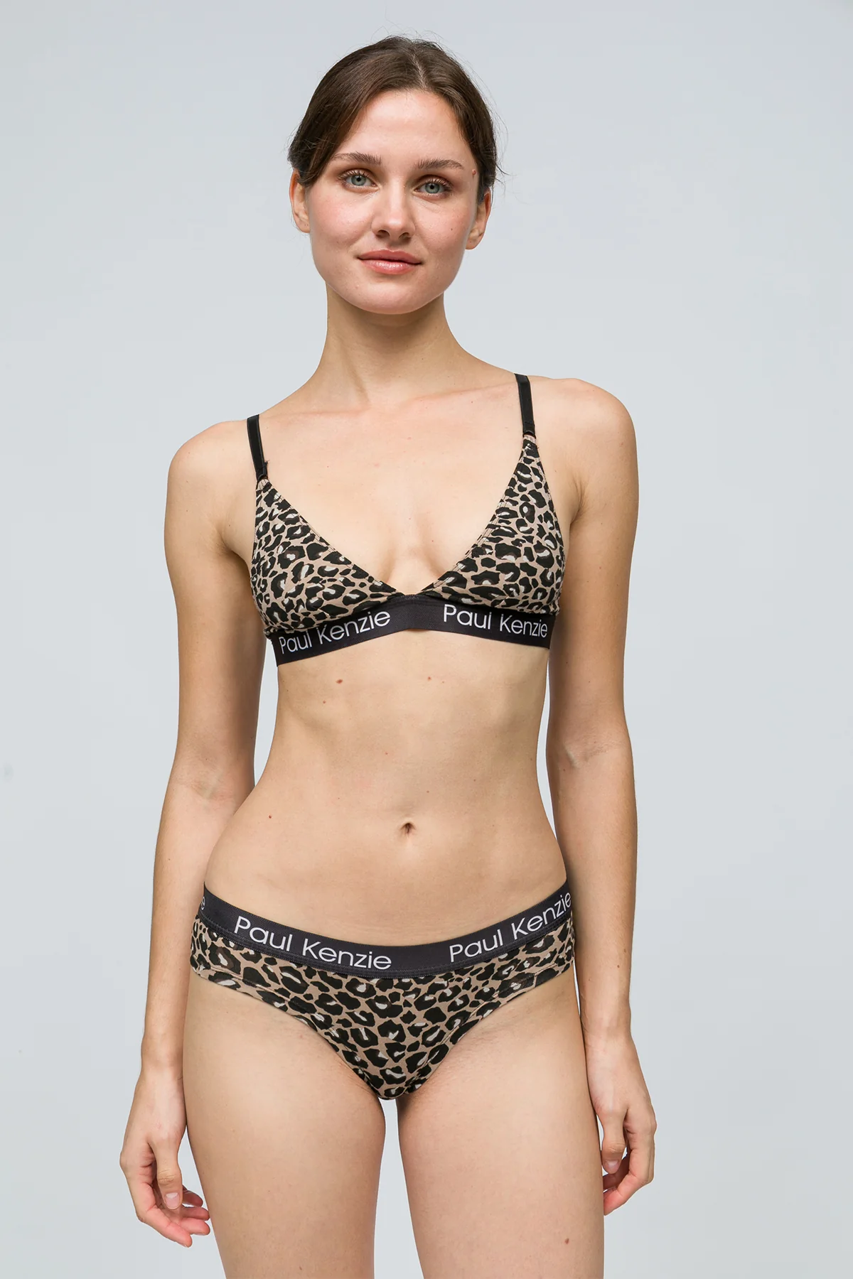 Desenli Kadın Cheeky Külot - Leopard - Image 4