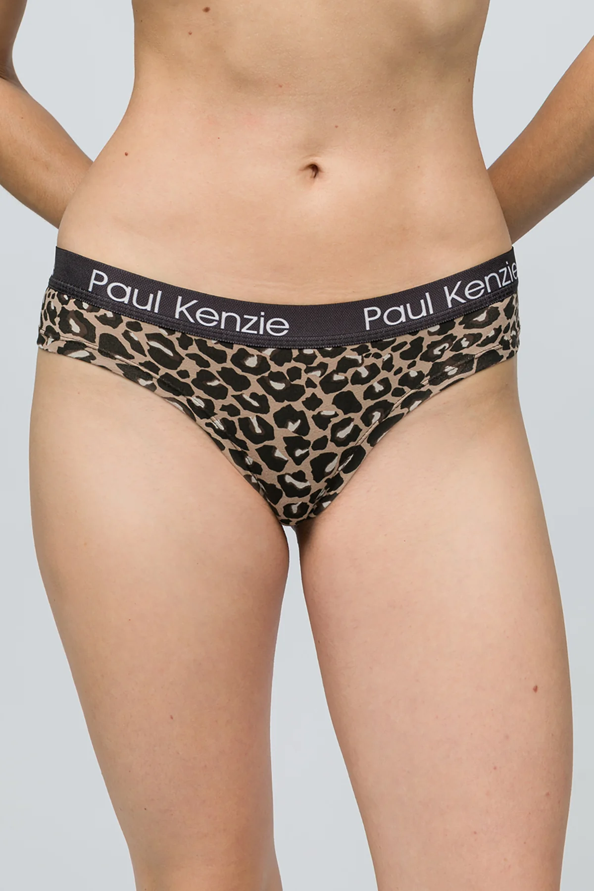 Desenli Kadın Cheeky Külot - Leopard - Image 5