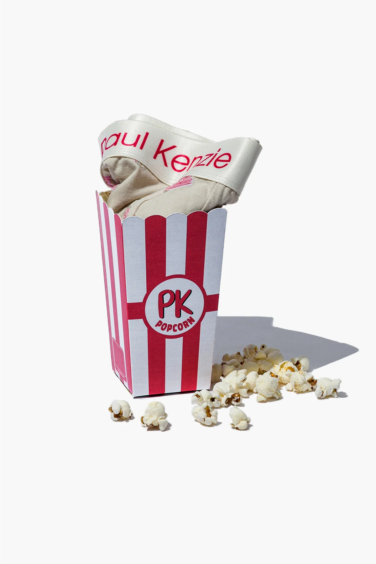 Desenli Kadın Cheeky Külot - Popcorn - Image 2