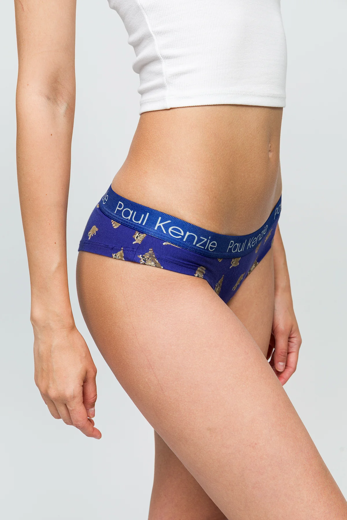 Desenli Kadın Cheeky Külot - Rakun - Image 7