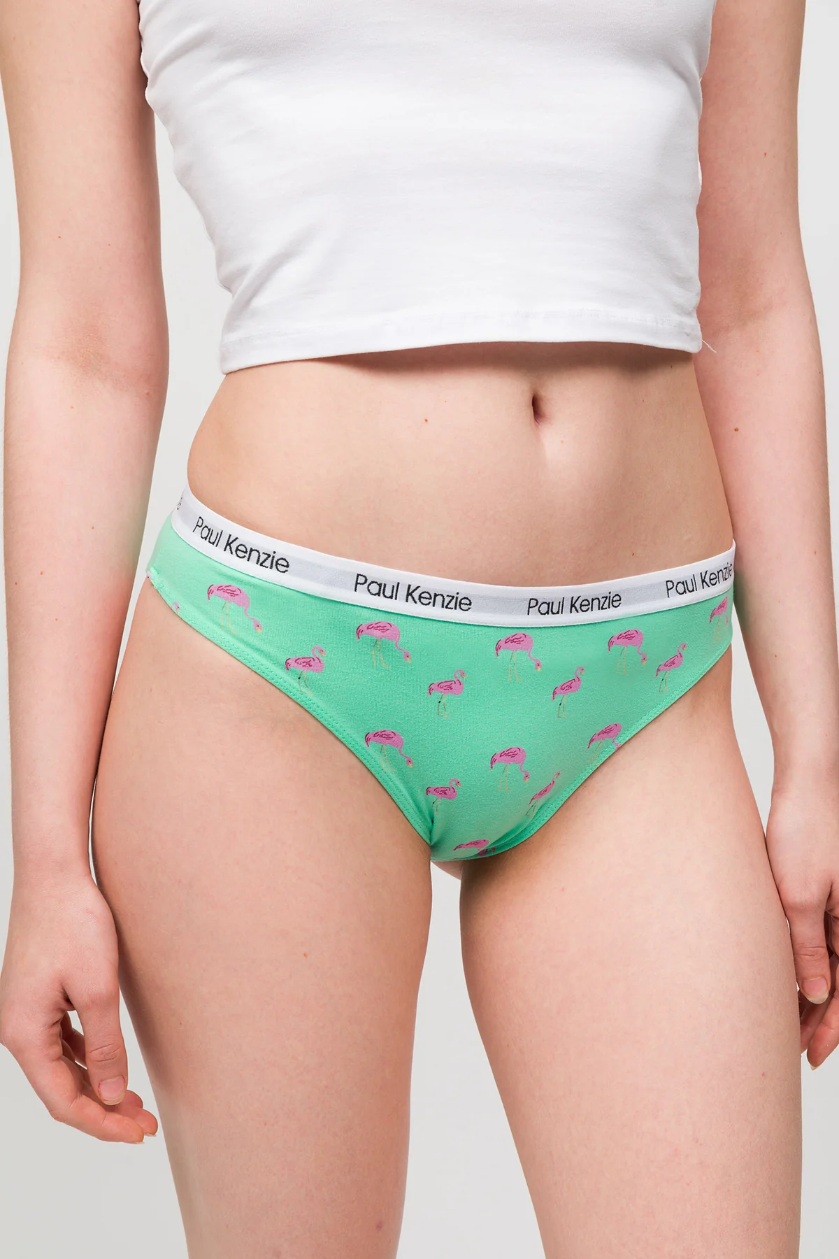 Desenli Kadın Slip Külot - Couple Collection Pink Birdy - Image 4