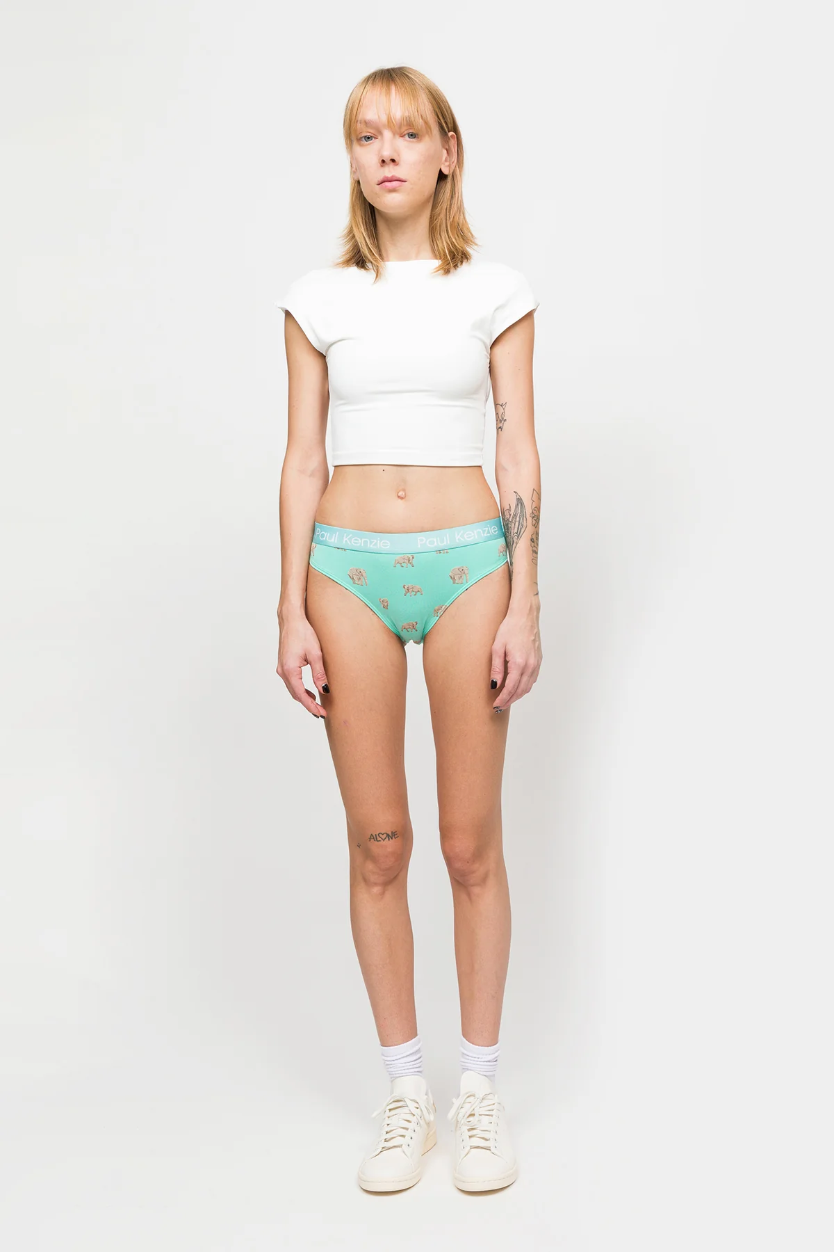 Desenli Kadın Slip Külot – Eco Characters – Elephantastic - Image 3