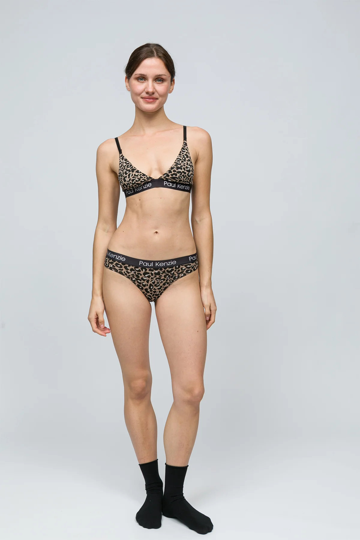 Desenli Kadın Slip Külot - Leopard - Image 3