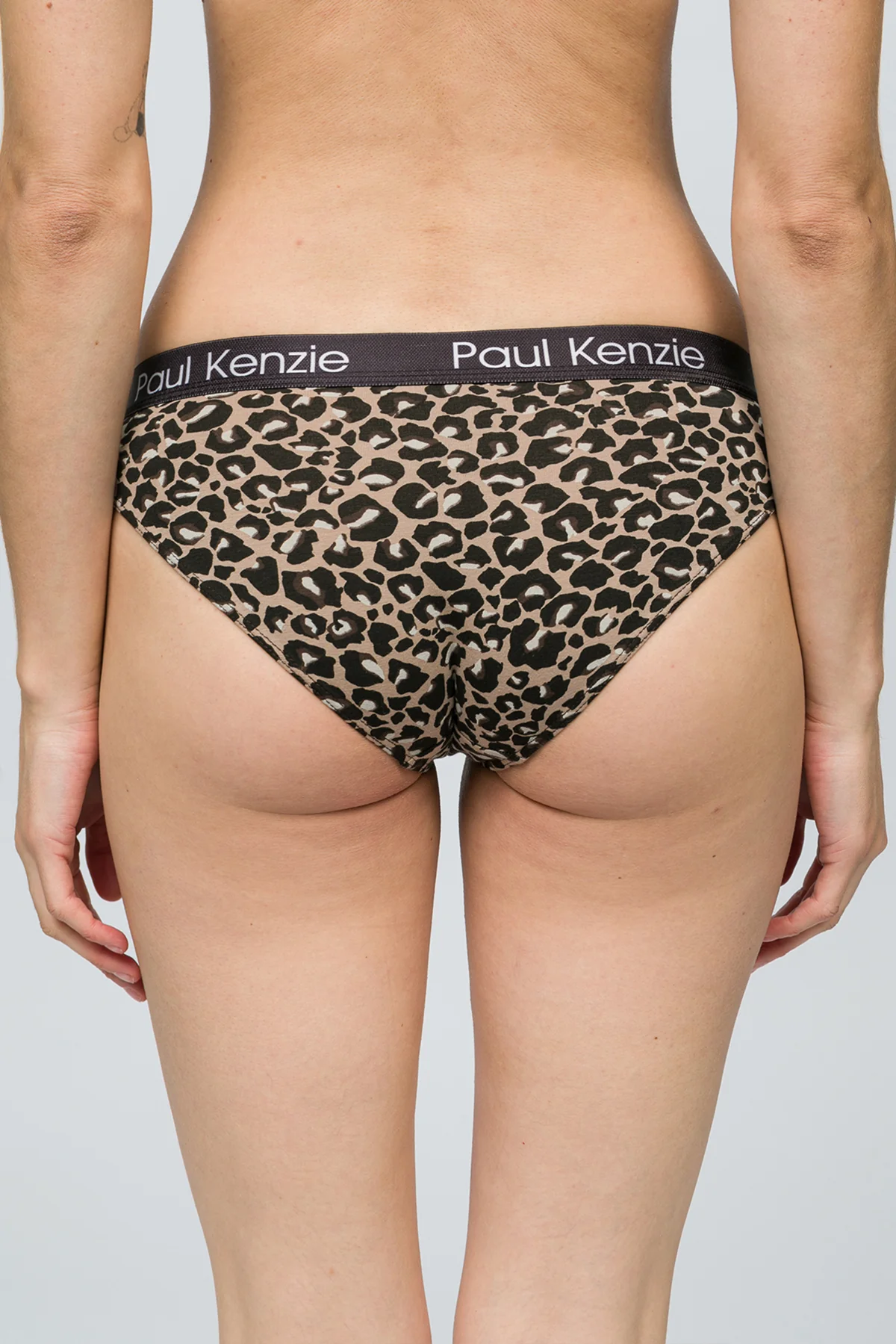 Desenli Kadın Slip Külot - Leopard - Image 7