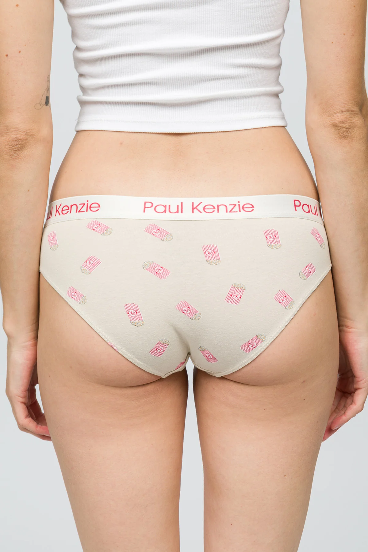 Desenli Kadın Slip Külot - Popcorn - Image 7