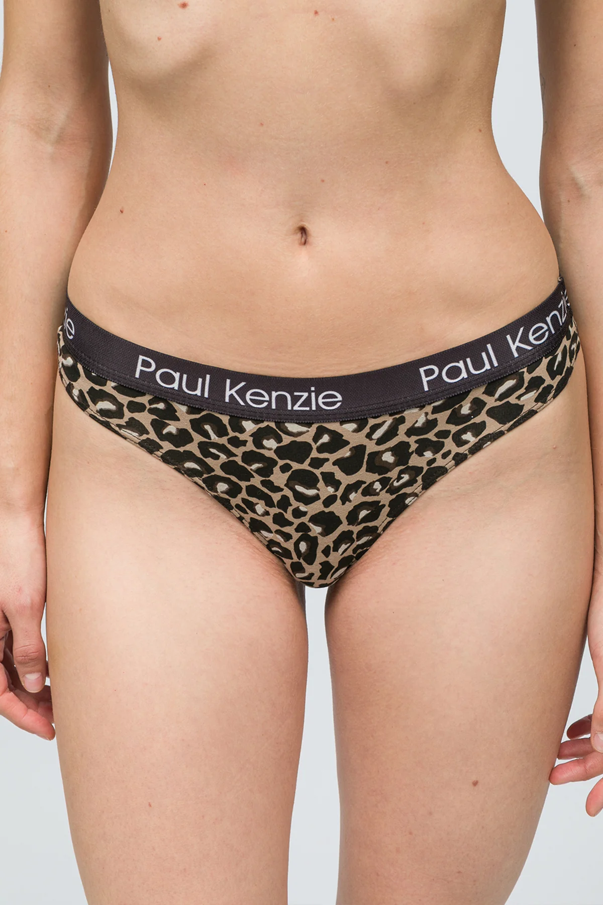 Desenli Kadın String Külot - Leopard - Image 5